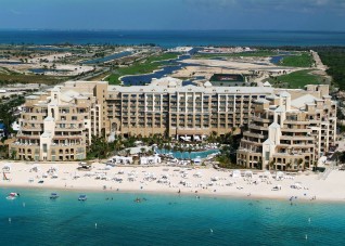 Ritz Carlton Grand Cayman - Aerial Shot